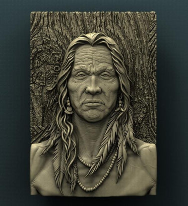 AMERICAN NATIVE 3D STL 3DWave
